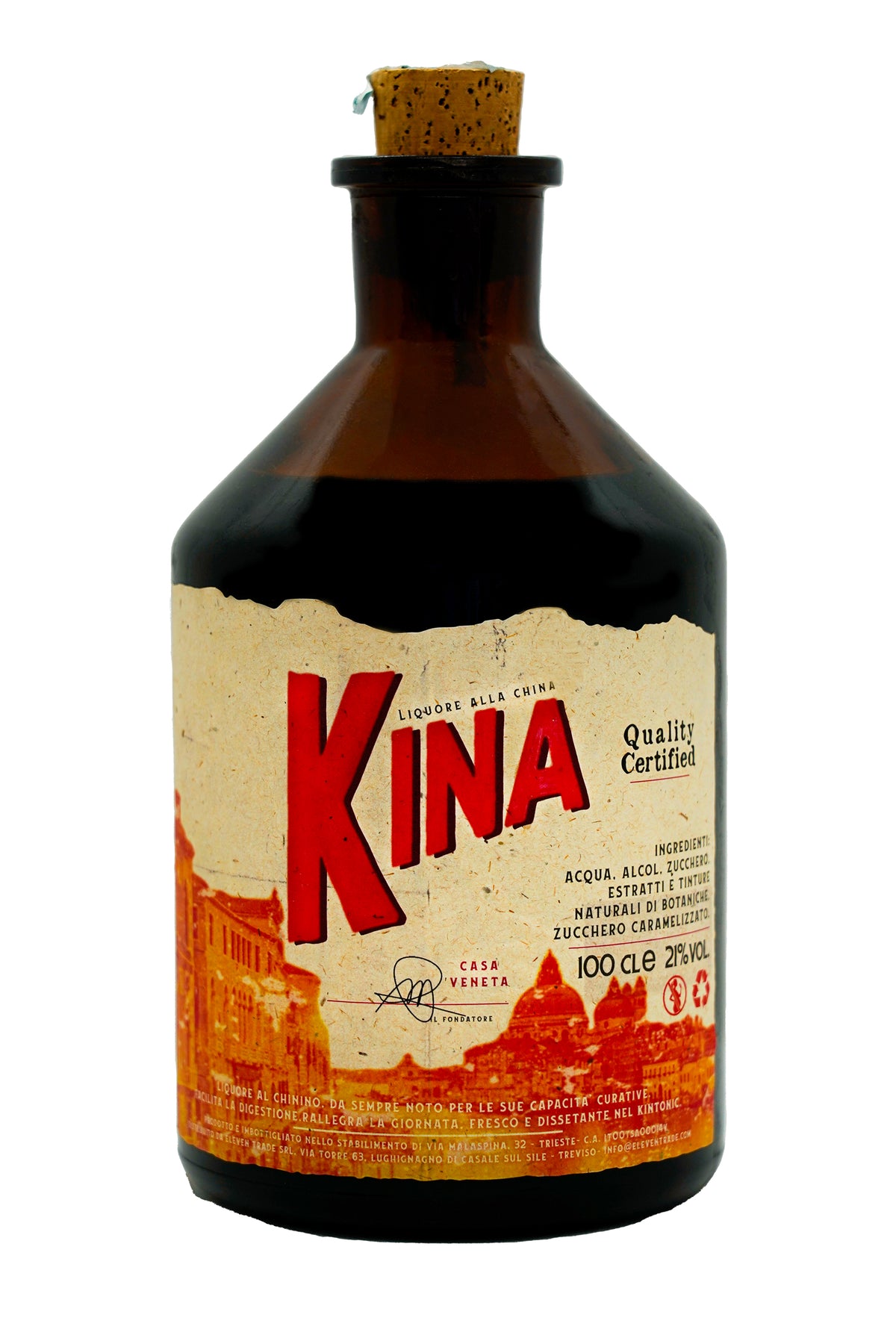 Kina RobyMarton, liquore alla China Calissaia 1L, in ambientazione lifestyle